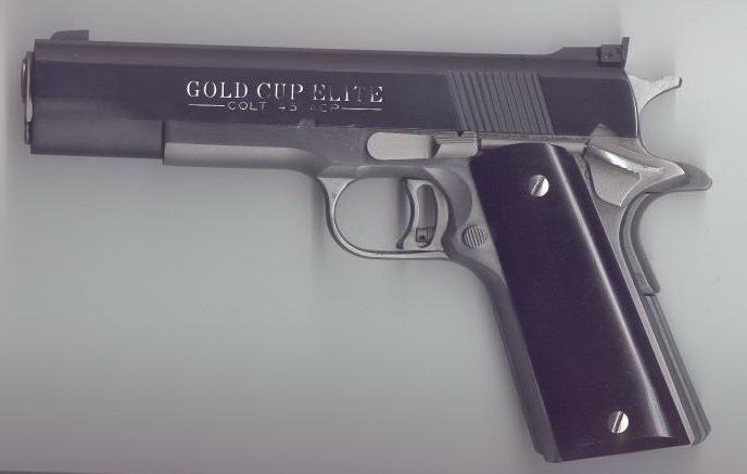 Colt Gold Cup Elite before customization